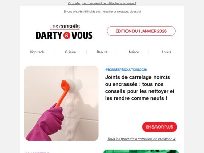 Nettoyer joints carrelage | SOS spam téléphonique | Nouveauté Dyson
