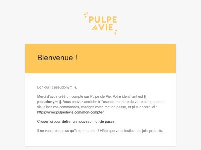 Votre compte a bien été créé