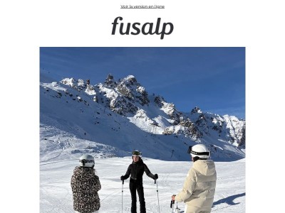 Vu sur les pistes de Courchevel