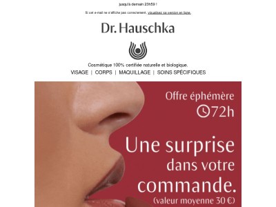 Une surprise dans votre commande !
