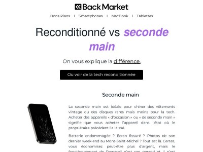   🥊 Reconditionné vs seconde main 