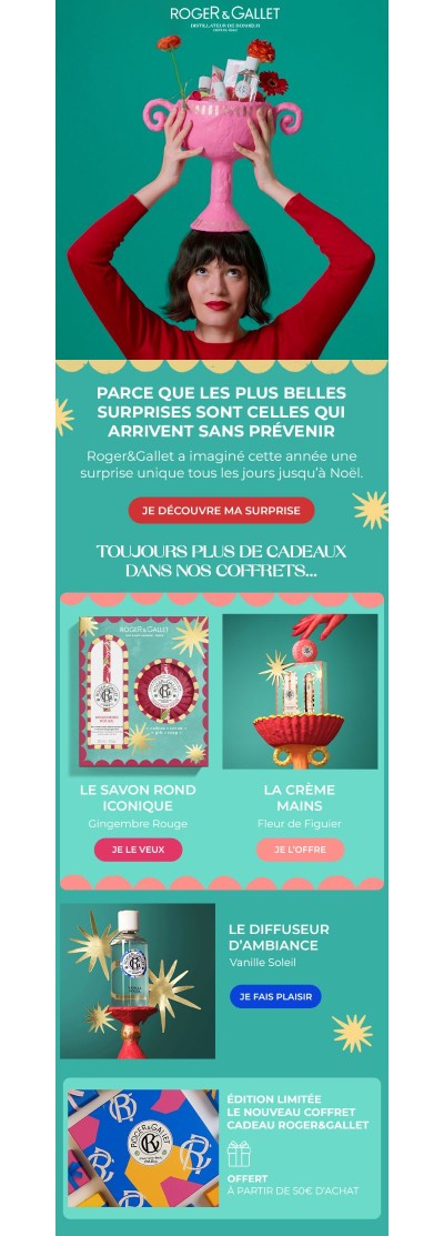 Toujours plus de surprises et de cadeaux🎁