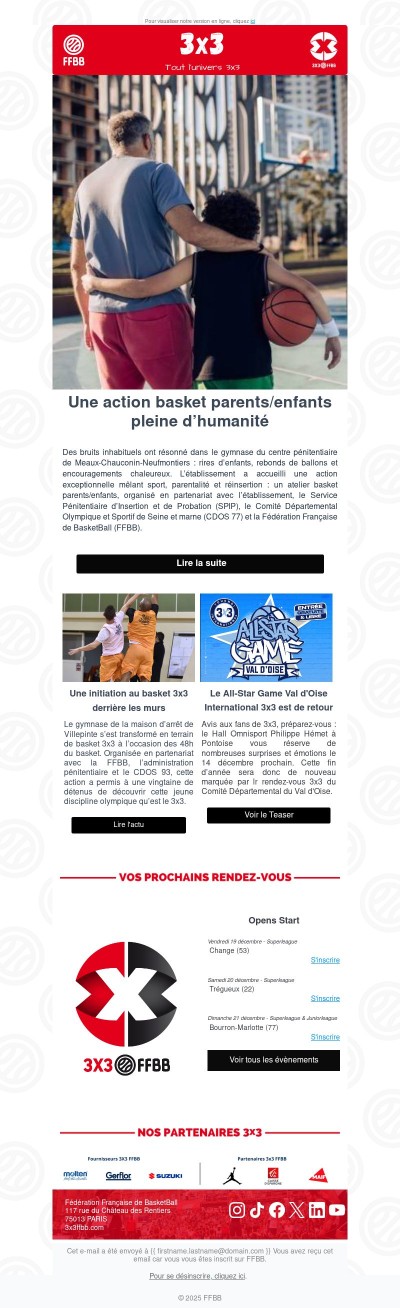 Le Basket 3x3 comme facteur de réinsertion !