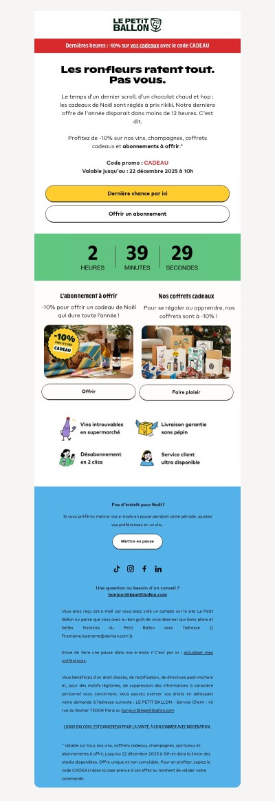 Encore réveillé ? 🤗