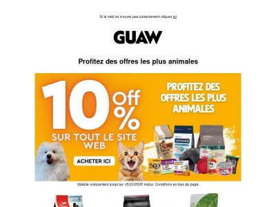 JUSQU’À -10 % sur tout le site 🎁