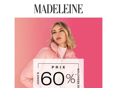 Remises ultimes : jusqu'à -60% !