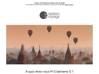 Envie d’ailleurs ?