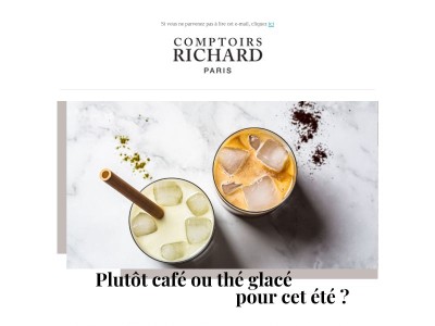 Plutôt café ou thé glacé cet été ? ☀