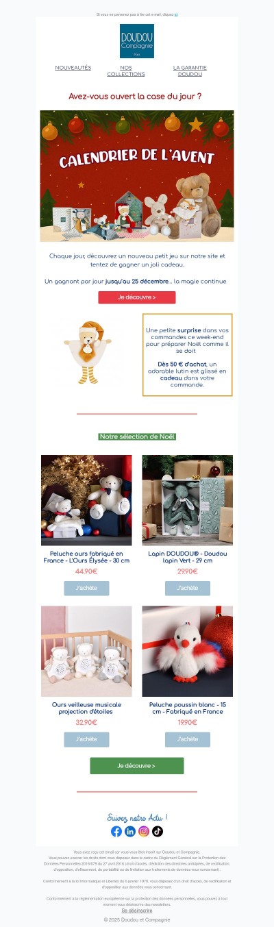 Un lutin offert ce week-end dès 50€ ✨