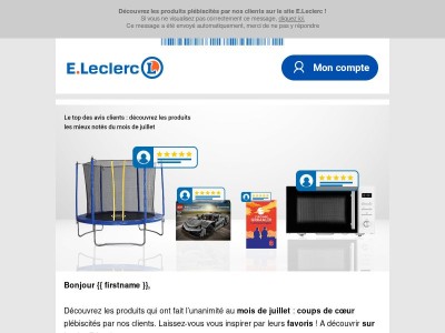 Les produits favoris de nos clients en juillet ⭐
