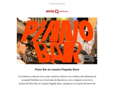 ¡Ven a relajarte! Música en vivo con Piano Bar