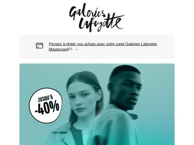 📢​ Les Ventes Privées jusqu'à -40% : top départ