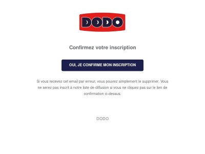 Merci de confirmer votre inscription