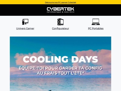❄️ Cooling Days : fais baisser la température, pas les perfs !