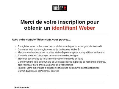 Nouveau compte bien enregistré