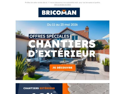 Des offres pensées pour vos chantiers extérieurs