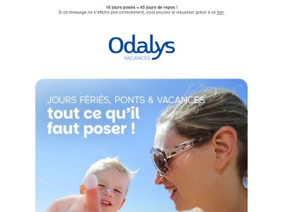 Jours fériés & ponts en 2026 : tous les jours à poser ! 😍