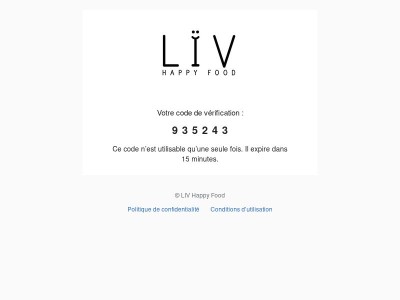 Votre code est : 935243