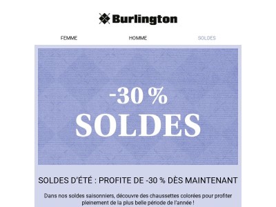 Achète maintenant dans les soldes avec -30 % !