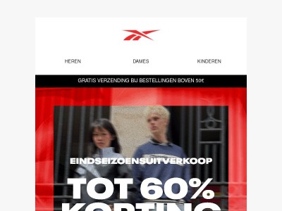 Nu tot wel 60% korting!
