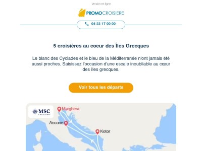 🍹Îles Grecques : profitez du cadre idyllique de la croisière