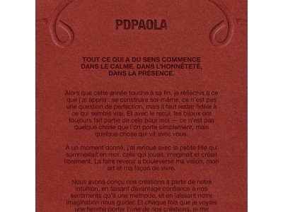 Une lettre de Paola pour le Nouvel An