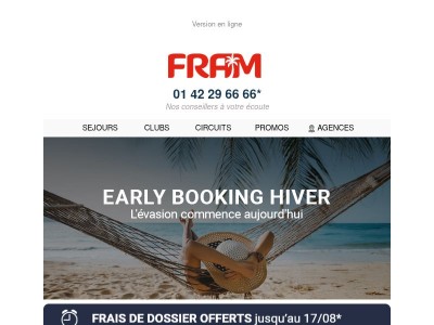 Vacances d'hiver : réservez dès maintenant au meilleur prix !