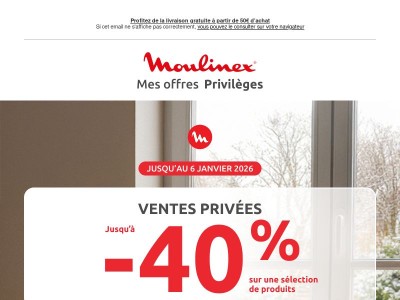 Ventes privées d'hiver : votre accès exclusif 🌟
