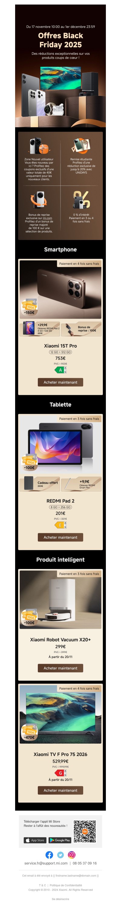 Offres Black Friday 2025 : Des réductions exceptionnelles !