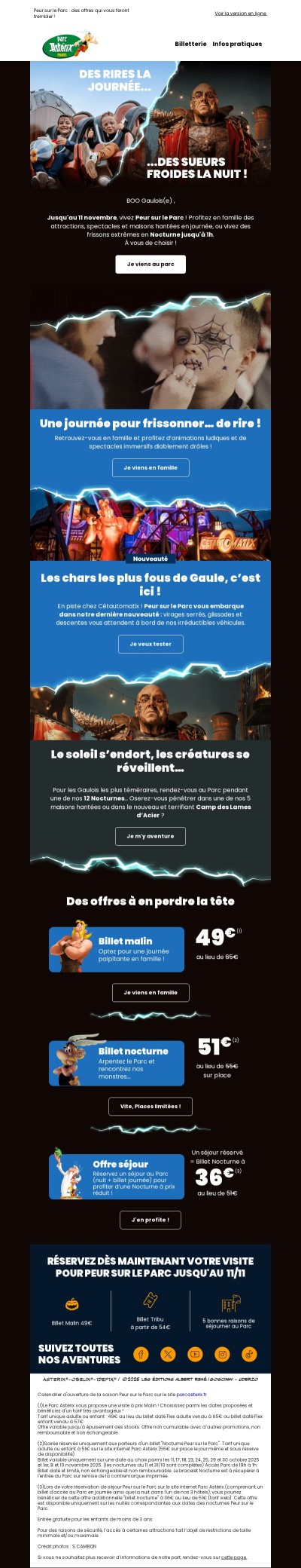 👻 De jour comme de nuit, des frissons garantis !