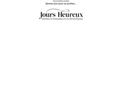 Dernier jour pour en profiter...