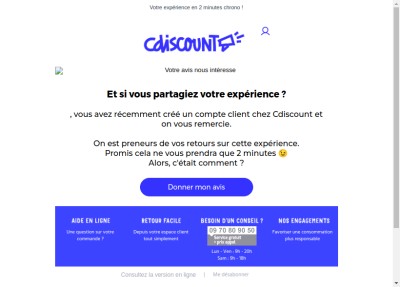 , votre avis compte beaucoup pour nous 💬