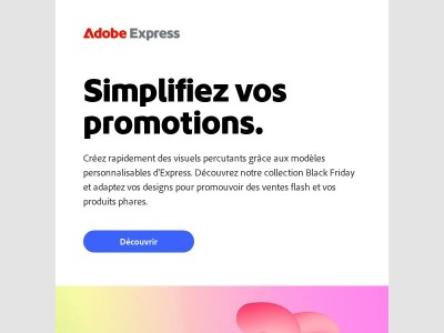 Découvrez nos modèles spécial Black Friday