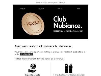 Votre statut Bronze est activé !
