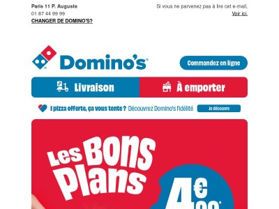 ✨ Une pizza à 4,99 € ? Oui, c’est possible !