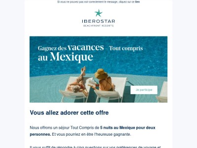 Tirage voyage aux Caraïbes + 5 % de réduction