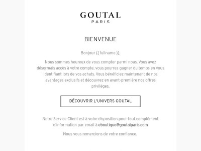 Confirmation du compte client