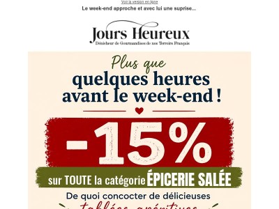 Le week-end approche et avec lui une suprise...🎁