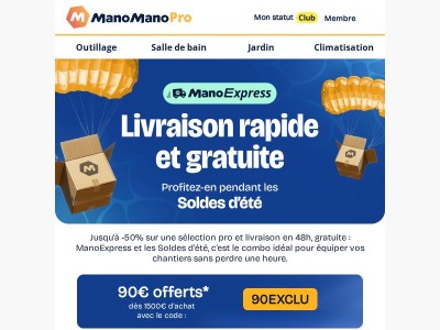 ManoExpress + Soldes d'été : le duo gagnant