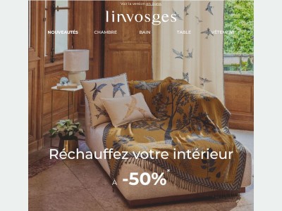 Craquez pour notre sélection TOUT à -50% !