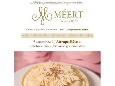 🌟 Succombez à l'Attrape-Rêve et célébrez 2026 en gourmandise !