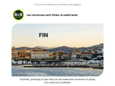 🌞 Prolongez l'été avec des escapades ensoleillées