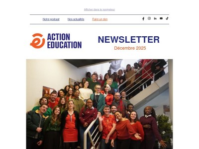 Newsletter Décembre : Passez de belle fêtes de fin d'année !