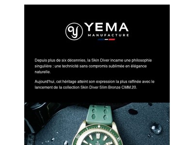 Découvrez la Skin Diver Slim Bronze...