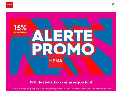 ⌛ DERNIER JOUR : 15% de réduction sur presque tout à partir de 20.- | exclu web