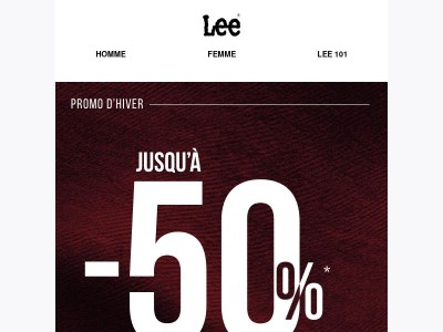 Venez profiter des -50 %