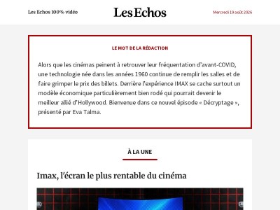 L’IMAX, l’écran le plus rare (et le plus rentable) du cinéma