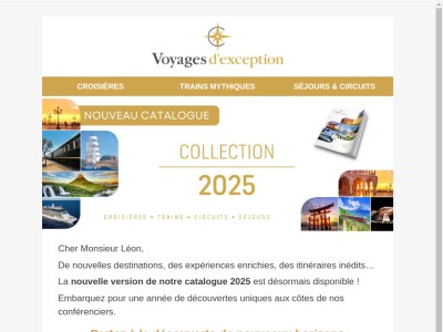 Explorez les nouveautés de notre catalogue 2025