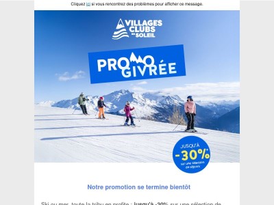 Promo Givrée : Le compte à rebours est lancé