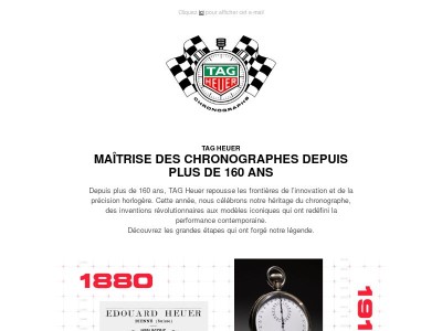 Maîtrise des chronographes depuis plus de 160 ans